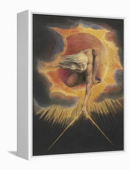 The Ancient of Days, from the series Europe: A Prophecy, 1794-William Blake-Framed Stretched Canvas