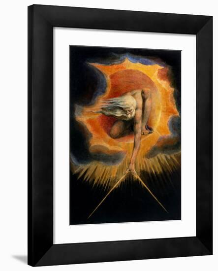 The Ancient of Days-William Blake-Framed Art Print