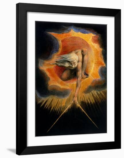 The Ancient of Days-William Blake-Framed Art Print