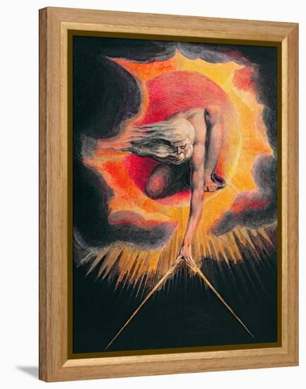 The Ancient of Days-William Blake-Framed Premier Image Canvas