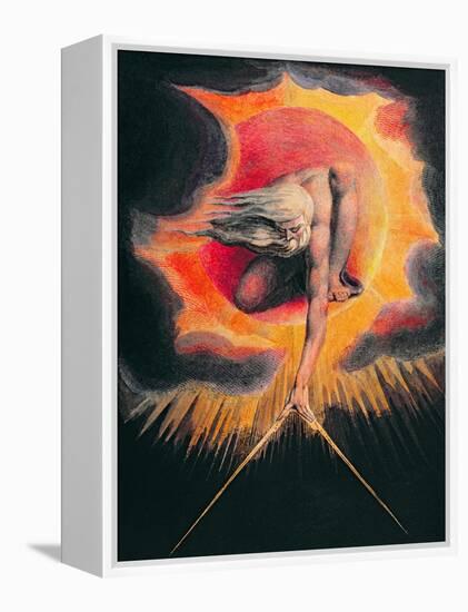 The Ancient of Days-William Blake-Framed Premier Image Canvas
