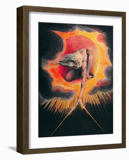 The Ancient of Days-William Blake-Framed Premium Giclee Print