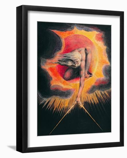 The Ancient of Days-William Blake-Framed Premium Giclee Print