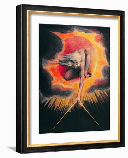 The Ancient of Days-William Blake-Framed Premium Giclee Print