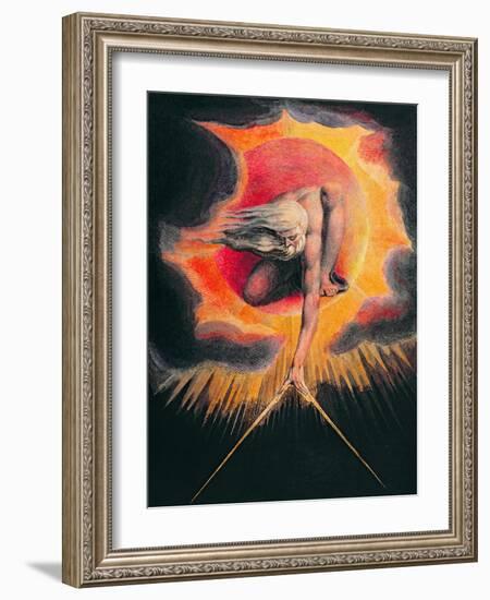 The Ancient of Days-William Blake-Framed Giclee Print