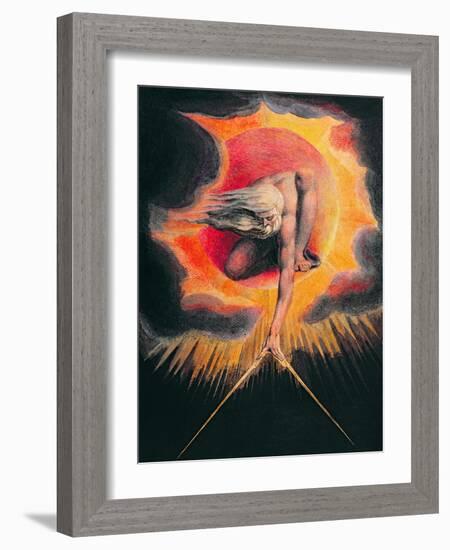 The Ancient of Days-William Blake-Framed Giclee Print