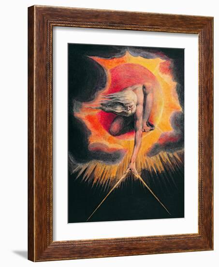 The Ancient of Days-William Blake-Framed Giclee Print