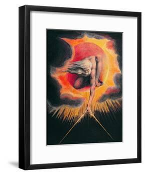 The Ancient of Days-William Blake-Framed Giclee Print