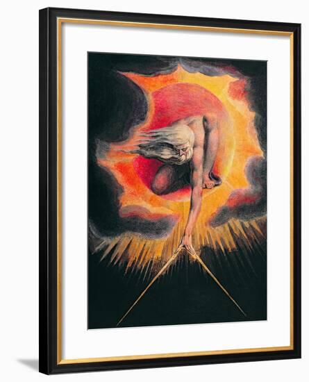 The Ancient of Days-William Blake-Framed Giclee Print