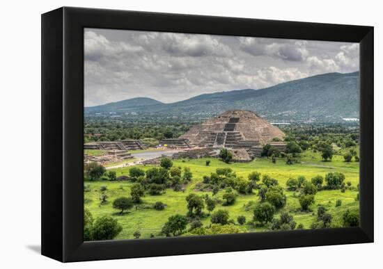 The Ancient Pyramid of the Moon. the Second Largest Pyramid in Teotihuacan, Mexico-Felix Lipov-Framed Premier Image Canvas