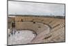 The ancient Roman amphitheatre in Caesarea, Israel, Middle East-Alexandre Rotenberg-Mounted Photographic Print