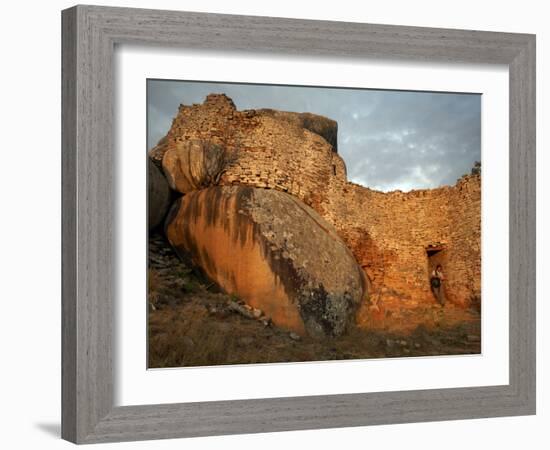 The Ancient Ruins of Great Zimbabwe, UNESCO World Heritage Site, Zimbabwe, Africa-Andrew Mcconnell-Framed Photographic Print