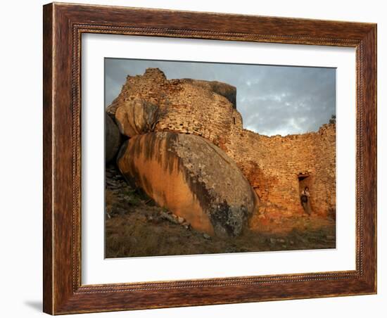 The Ancient Ruins of Great Zimbabwe, UNESCO World Heritage Site, Zimbabwe, Africa-Andrew Mcconnell-Framed Photographic Print