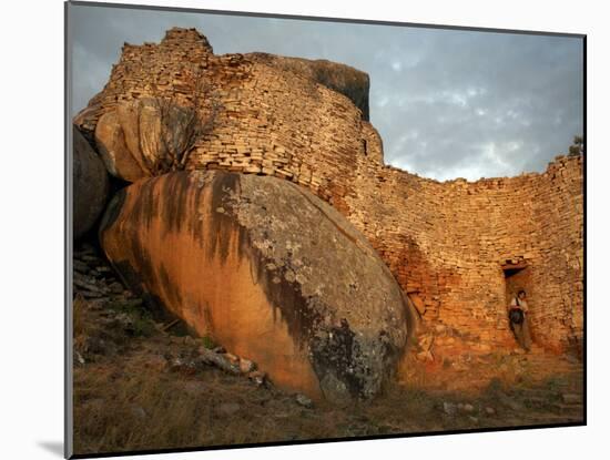 The Ancient Ruins of Great Zimbabwe, UNESCO World Heritage Site, Zimbabwe, Africa-Andrew Mcconnell-Mounted Photographic Print