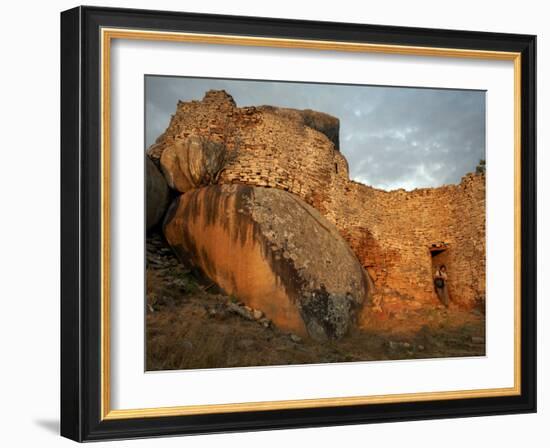 The Ancient Ruins of Great Zimbabwe, UNESCO World Heritage Site, Zimbabwe, Africa-Andrew Mcconnell-Framed Photographic Print