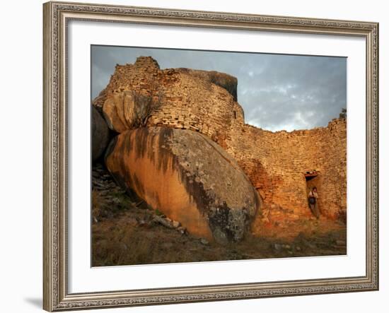 The Ancient Ruins of Great Zimbabwe, UNESCO World Heritage Site, Zimbabwe, Africa-Andrew Mcconnell-Framed Photographic Print