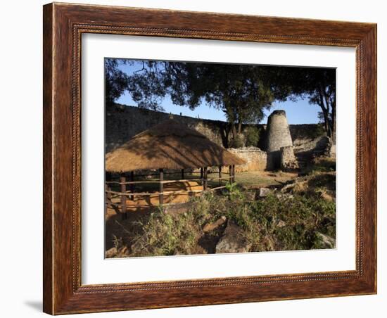 The Ancient Ruins of Great Zimbabwe, UNESCO World Heritage Site, Zimbabwe, Africa-Andrew Mcconnell-Framed Photographic Print