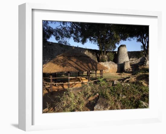 The Ancient Ruins of Great Zimbabwe, UNESCO World Heritage Site, Zimbabwe, Africa-Andrew Mcconnell-Framed Photographic Print