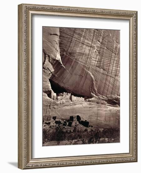 The Ancient Ruins of the Canyon de Chelle, 1873-Timothy O'Sullivan-Framed Giclee Print