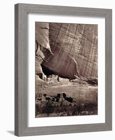 The Ancient Ruins of the Canyon de Chelle, 1873-Timothy O'Sullivan-Framed Giclee Print