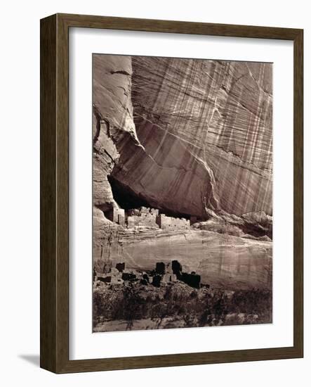 The Ancient Ruins of the Canyon de Chelle, 1873-Timothy O'Sullivan-Framed Giclee Print