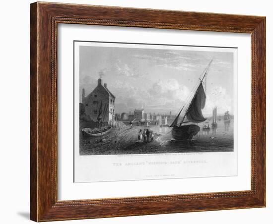 The Ancient 'Wishing-Gate, Liverpool, 1833-W Floyd-Framed Giclee Print