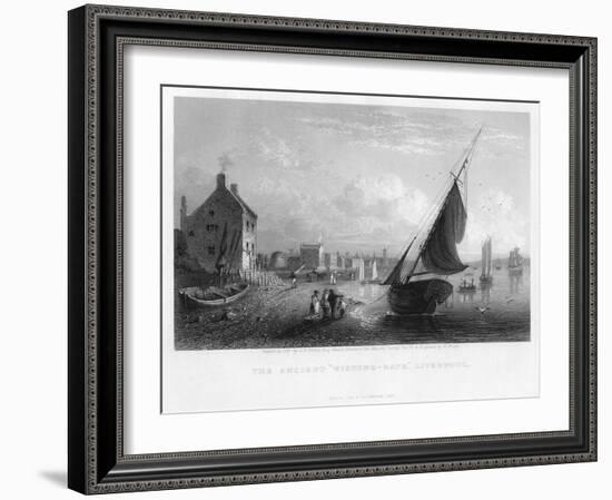 The Ancient 'Wishing-Gate, Liverpool, 1833-W Floyd-Framed Giclee Print