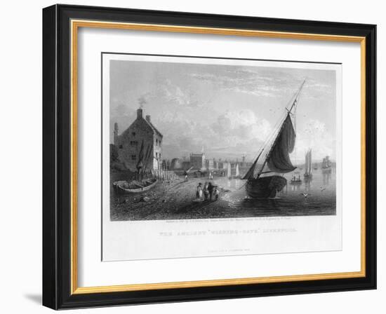 The Ancient 'Wishing-Gate, Liverpool, 1833-W Floyd-Framed Giclee Print