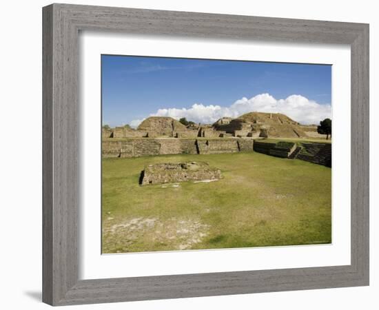 The Ancient Zapotec City of Monte Alban, Unesco World Heritage Site, Near Oaxaca City, Mexico-R H Productions-Framed Photographic Print