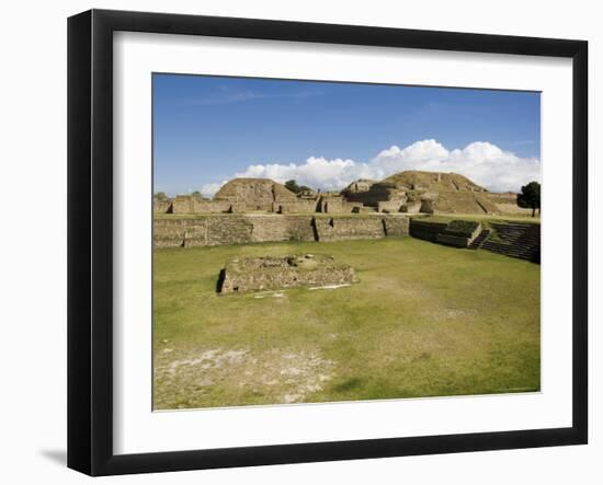 The Ancient Zapotec City of Monte Alban, Unesco World Heritage Site, Near Oaxaca City, Mexico-R H Productions-Framed Photographic Print
