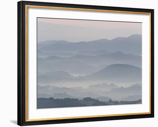 The Andalucian Campagna Near Montellano at Dawn, Andulacia, Spain, Febraury 2008-Niall Benvie-Framed Photographic Print