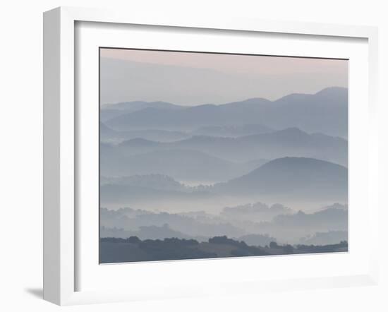 The Andalucian Campagna Near Montellano at Dawn, Andulacia, Spain, Febraury 2008-Niall Benvie-Framed Photographic Print