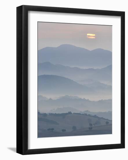 The Andalucian Campagna Near Montellano at Dawn, Andulacia, Spain, Febraury 2008-Niall Benvie-Framed Photographic Print