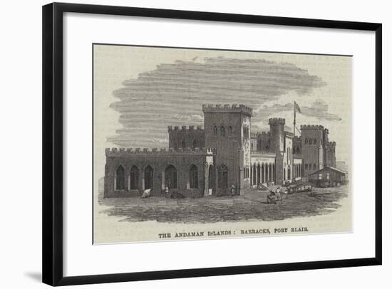 The Andaman Islands, Barracks, Port Blair-null-Framed Giclee Print