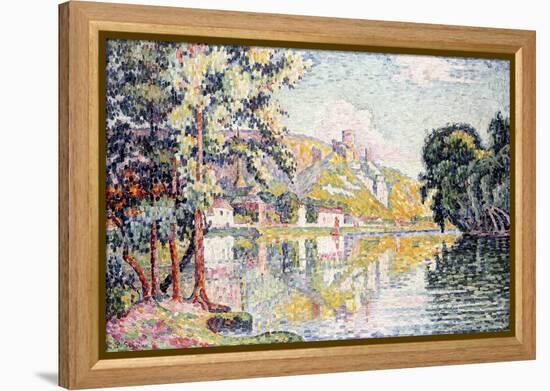 The Andelys, Gaillard Chateau, 1921-Paul Signac-Framed Premier Image Canvas