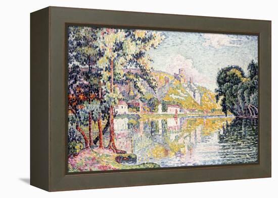 The Andelys, Gaillard Chateau, 1921-Paul Signac-Framed Premier Image Canvas