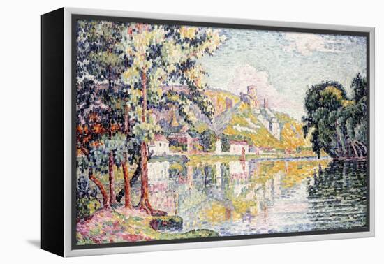 The Andelys, Gaillard Chateau, 1921-Paul Signac-Framed Premier Image Canvas