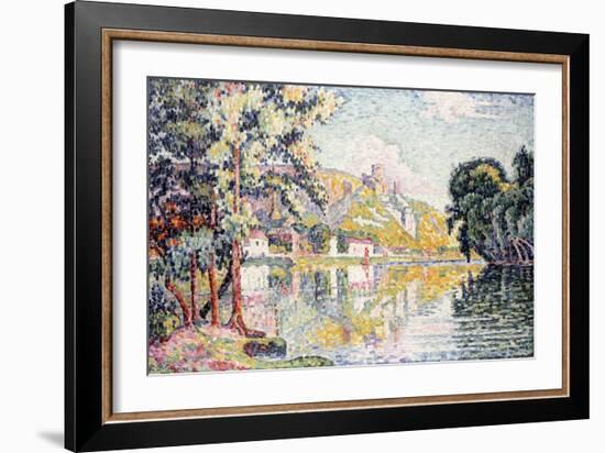 The Andelys, Gaillard Chateau, 1921-Paul Signac-Framed Giclee Print