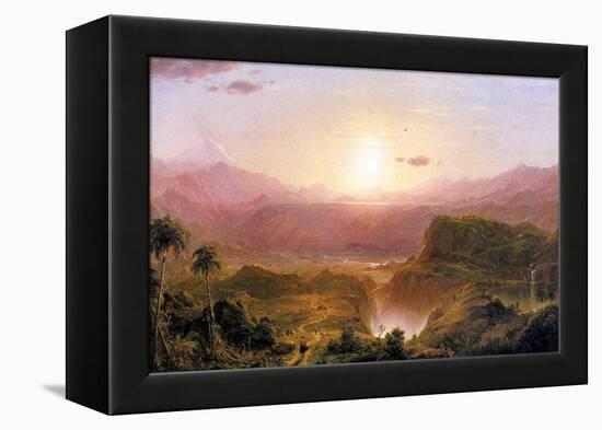 The Andes of Ecuador, c.1876-Frederic Edwin Church-Framed Premier Image Canvas