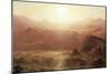 The Andes of Ecuador-Frederic Edwin Church-Mounted Art Print