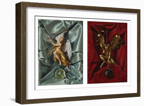 The Angel and Devil, 2007-Miriam Escofet-Framed Giclee Print