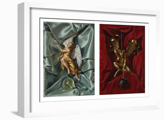 The Angel and Devil, 2007-Miriam Escofet-Framed Giclee Print