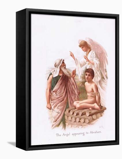 The Angel Appearing to Abraham-Henry Ryland-Framed Premier Image Canvas