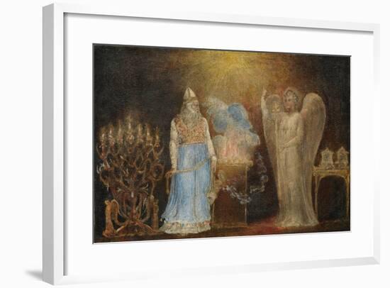 The Angel Appearing to Zacharias, 1799–1800-William Blake-Framed Giclee Print