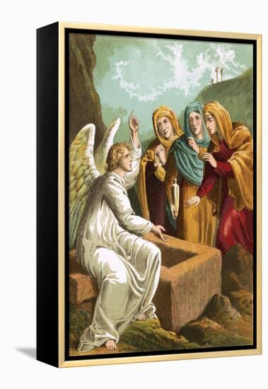 The Angel at the Sepulchre-English-Framed Premier Image Canvas