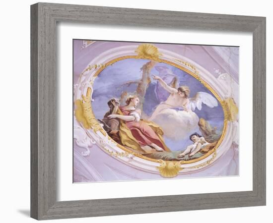 The Angel Comforts Hagar in Wilderness-Giovanni Battista Tiepolo-Framed Giclee Print