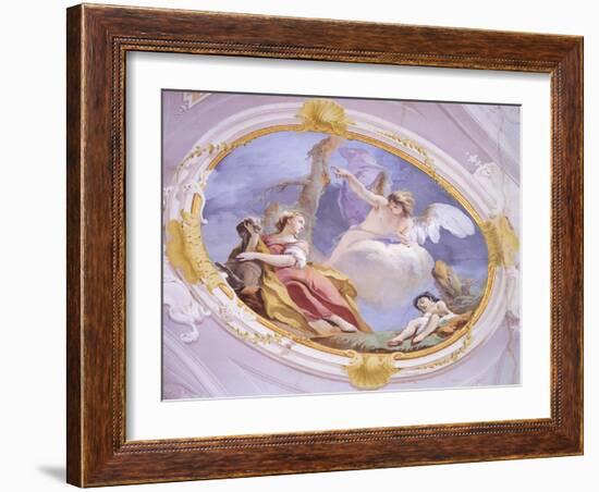 The Angel Comforts Hagar in Wilderness-Giovanni Battista Tiepolo-Framed Giclee Print