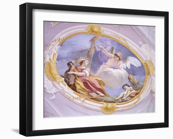 The Angel Comforts Hagar in Wilderness-Giovanni Battista Tiepolo-Framed Giclee Print
