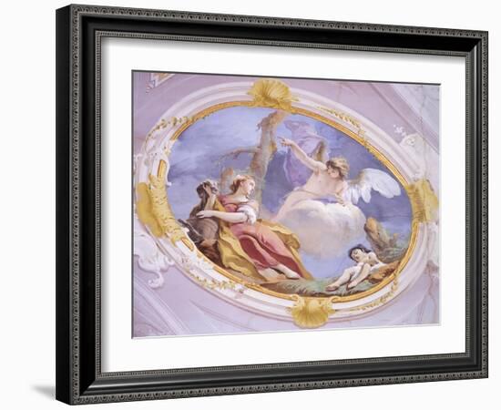 The Angel Comforts Hagar in Wilderness-Giovanni Battista Tiepolo-Framed Giclee Print