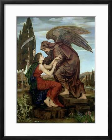 The Angel Of Death 1890 Giclee Print Evelyn De Morgan Art Com